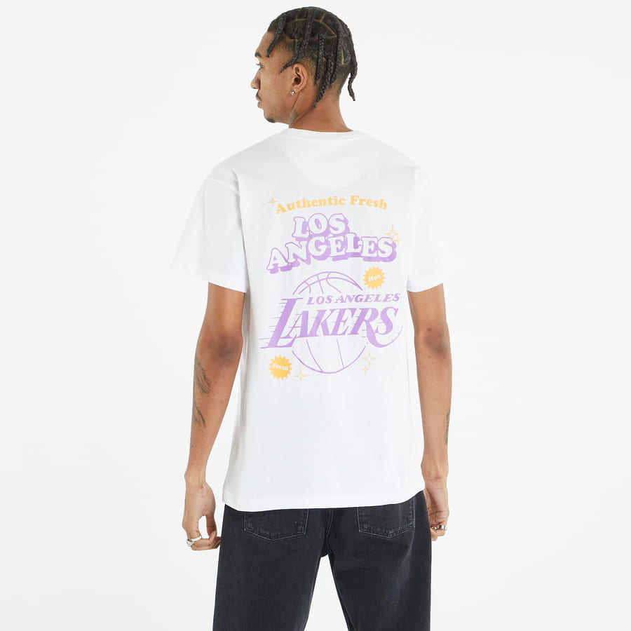 Majica kratkih rukava Mitchell & Ness NBA Merch Take Out Tee Bijela | BMTRINTL1234-LALWHIT, 0