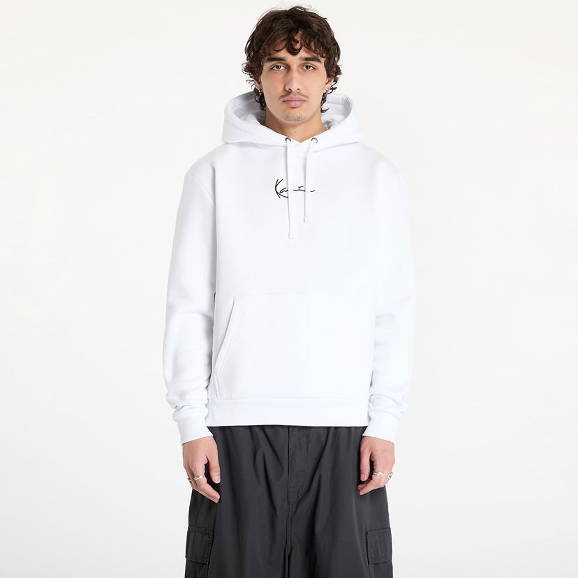 Dukserice Karl Kani Signature Hoodie Bijela | 6021239