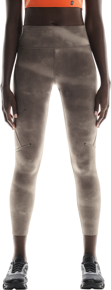 Tajice On Running Performance Tight 7/8 AOP Leggings Siva | 1wf10491933