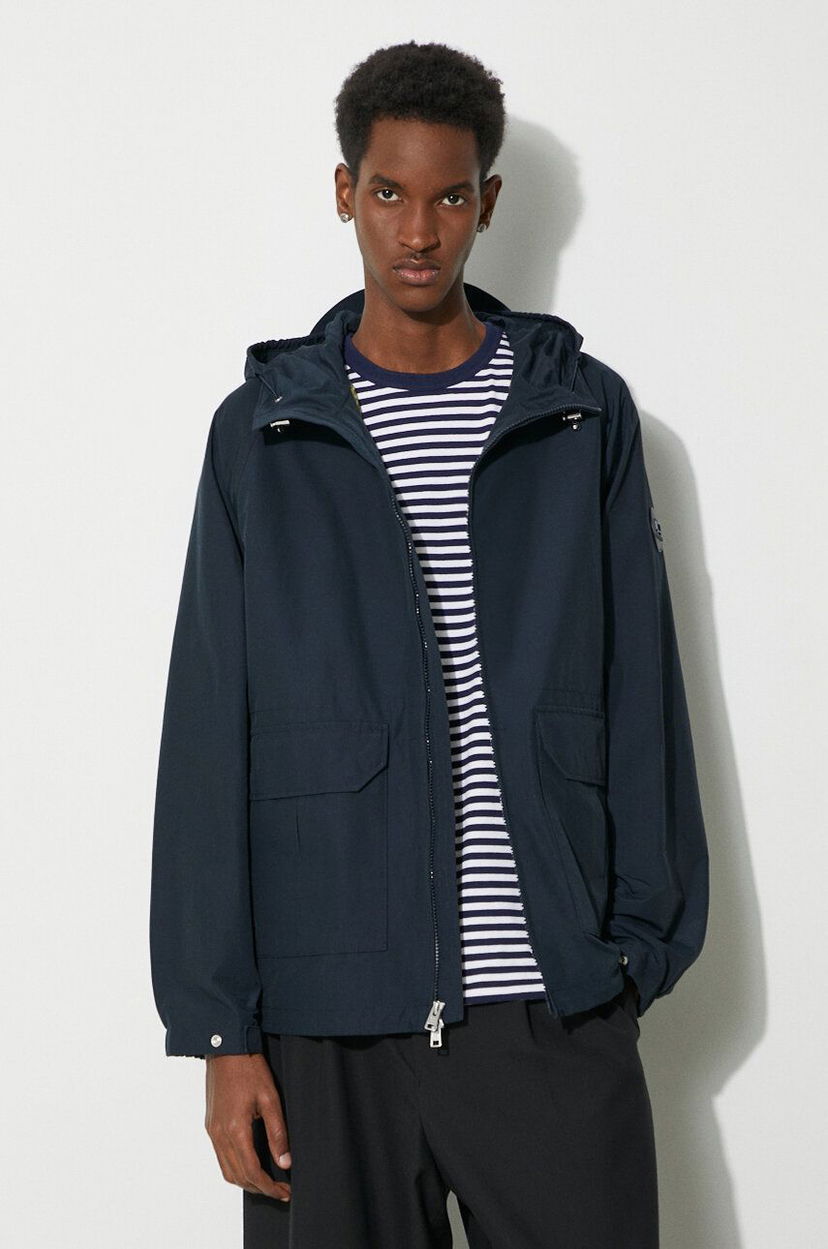 Vjetrovka WOOLRICH Hooded Jacket Plava | CFWOOU0884MRUT3662