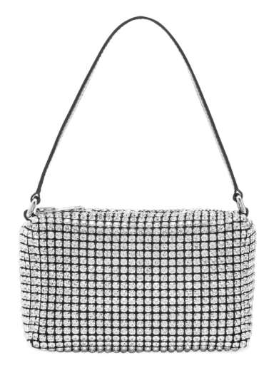Ručna torbica Alexander Wang Heiress Medium Pouch Bag Metalik | 2019P0813J-100