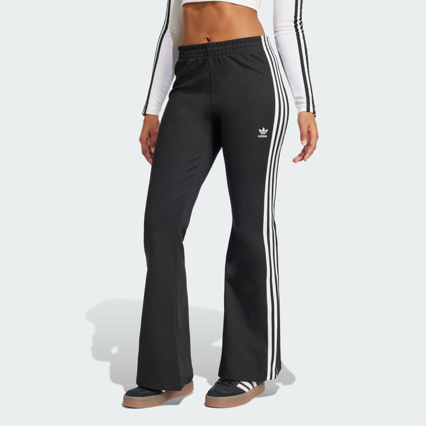 Trenirka adidas Performance Flared Track Pants With Side Stripes Crna | JC5783