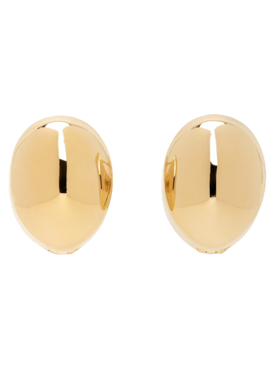 Naušnice Bottega Veneta Hoop Earrings Bež | 754325 VAHU0