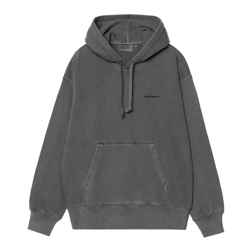 Dukserice Carhartt WIP Garment Dyed Relaxed Fit Hoodie Siva | I034375_14