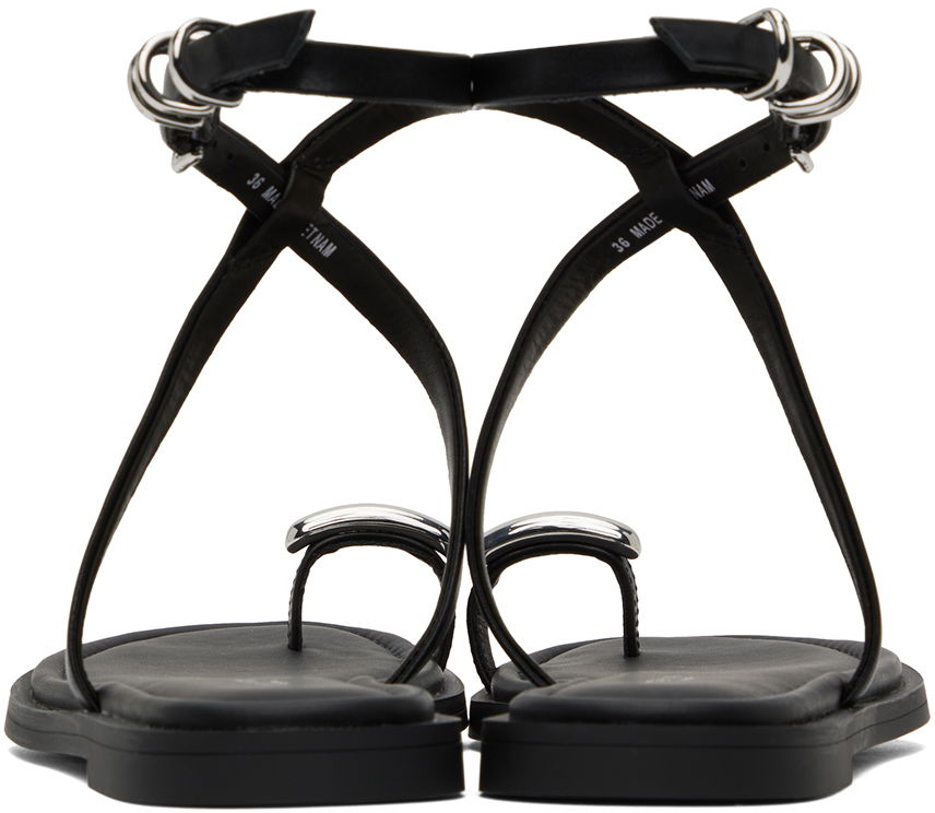 Prsten rag & bone Rag & Bone Geo Ring Sandals Crna | WFF24PF038LE38, 1