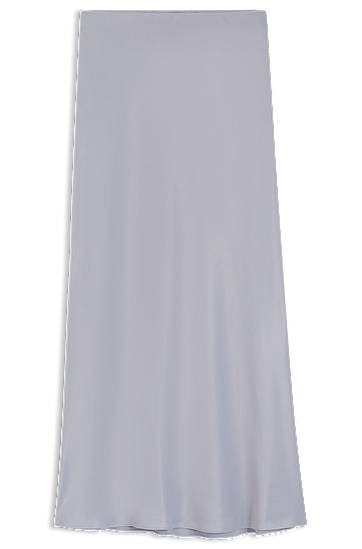 Suknja BOSS Satin Maxi Skirt Siva | 50541819