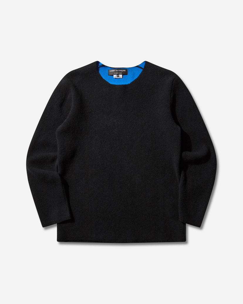 Džemper Comme des Garçons COMME des GARÇONS HOMME PLUS Wool Sweater Crna | PP-N011-W25 3