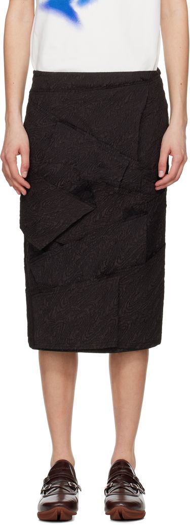 Suknja ADER ERROR ADER error Raw Edge Midi Skirt Crna | BO01SSSK0203BK, 0