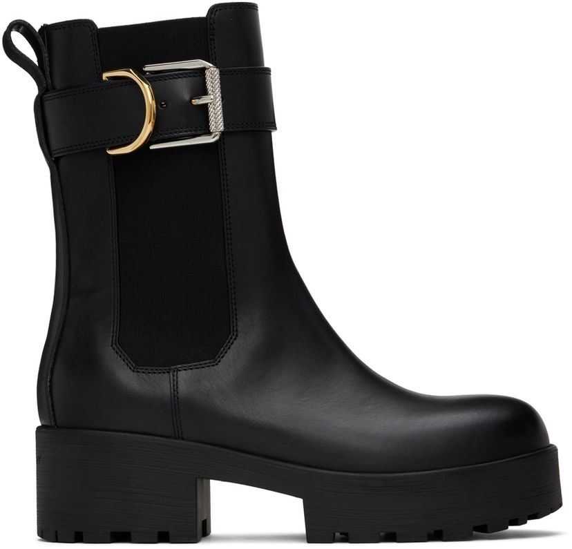 Odjeća Givenchy Givenchy Voyou Chelsea Boots Crna | BE604UB22S001