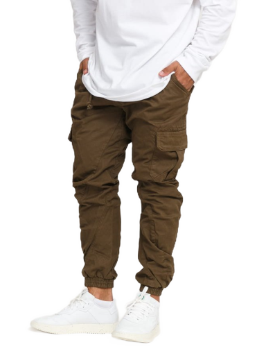 Cargo hlače Urban Classics Cargo Jogging Pants Smeđa | TB1268 brown