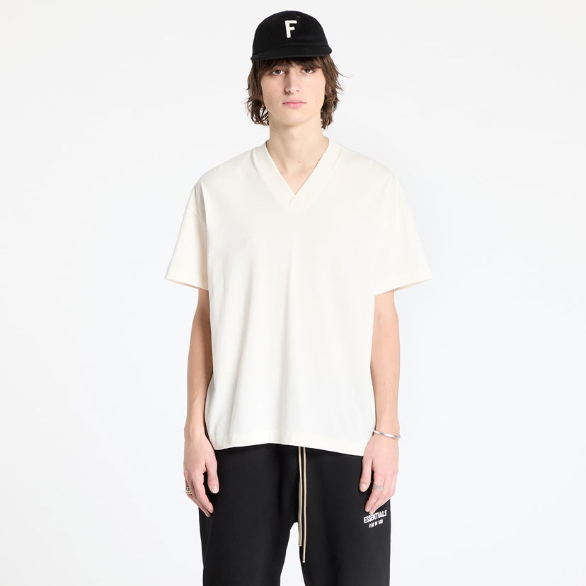 Majica kratkih rukava Fear of God 3-Pack V-Neck T-Shirt Shell Bijela | 125HO244352F-059