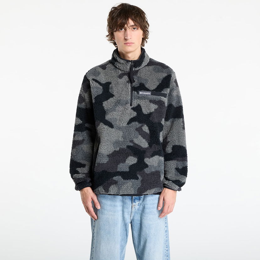 Dukserice Columbia Columbia Rugged Ridge™ High Pile Half Zip Sweatshirt Siva | 2135471011