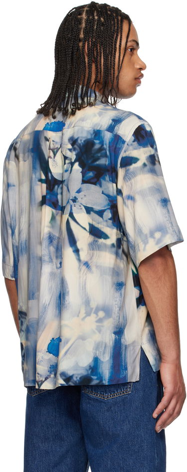 Košulja Paul Smith Paul Smith Oversized Painted Photograph Viscose Shirt Plava | M1R-426Z-P02653, 2