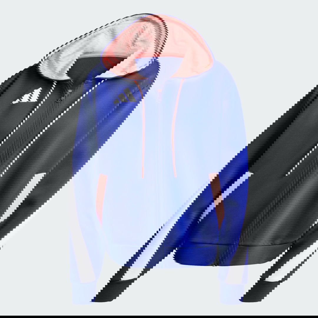 Dukserice adidas Performance Team France Full-Zip Plava | IS5091, 1