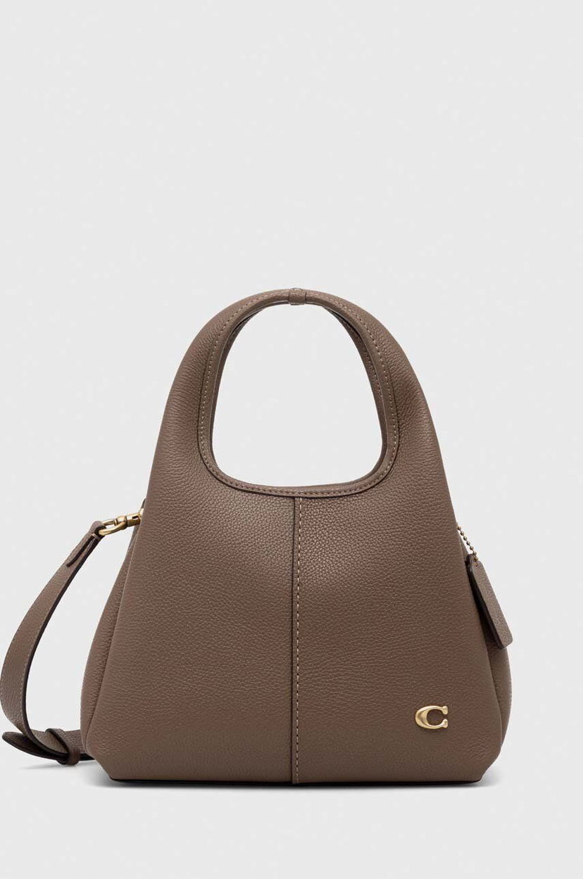 Ručna torbica Coach Leather Handbag Smeđa | CM545