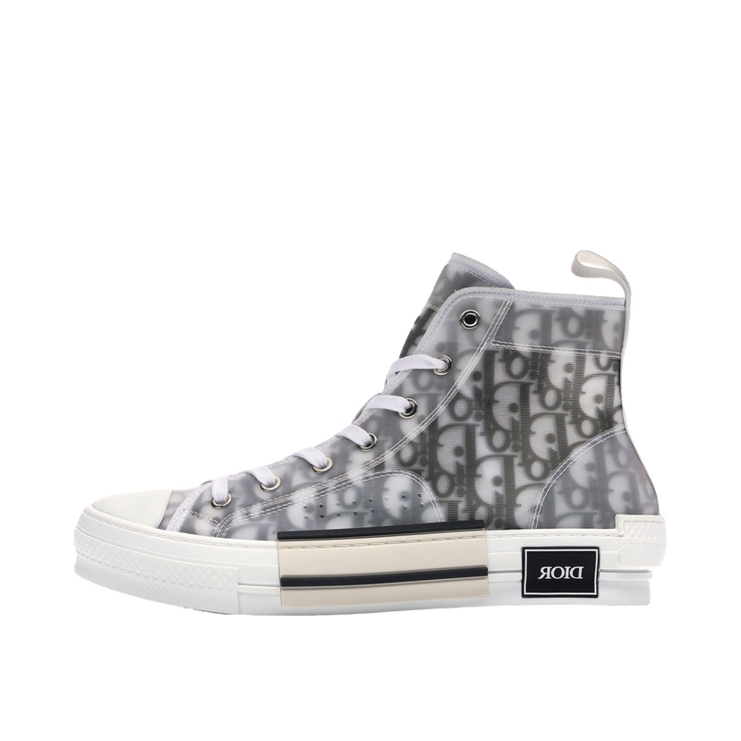 Tenisice i cipele Dior High Top Logo Oblique Bijela | 3SH118YJP_H069 / 3SH118YJPT00480H069