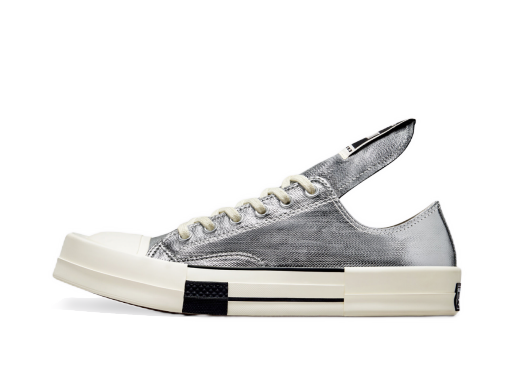 Ograničeno izdanje Converse Rick Owens x Chuck 70 Lo "Silver" Metalik | A01292C