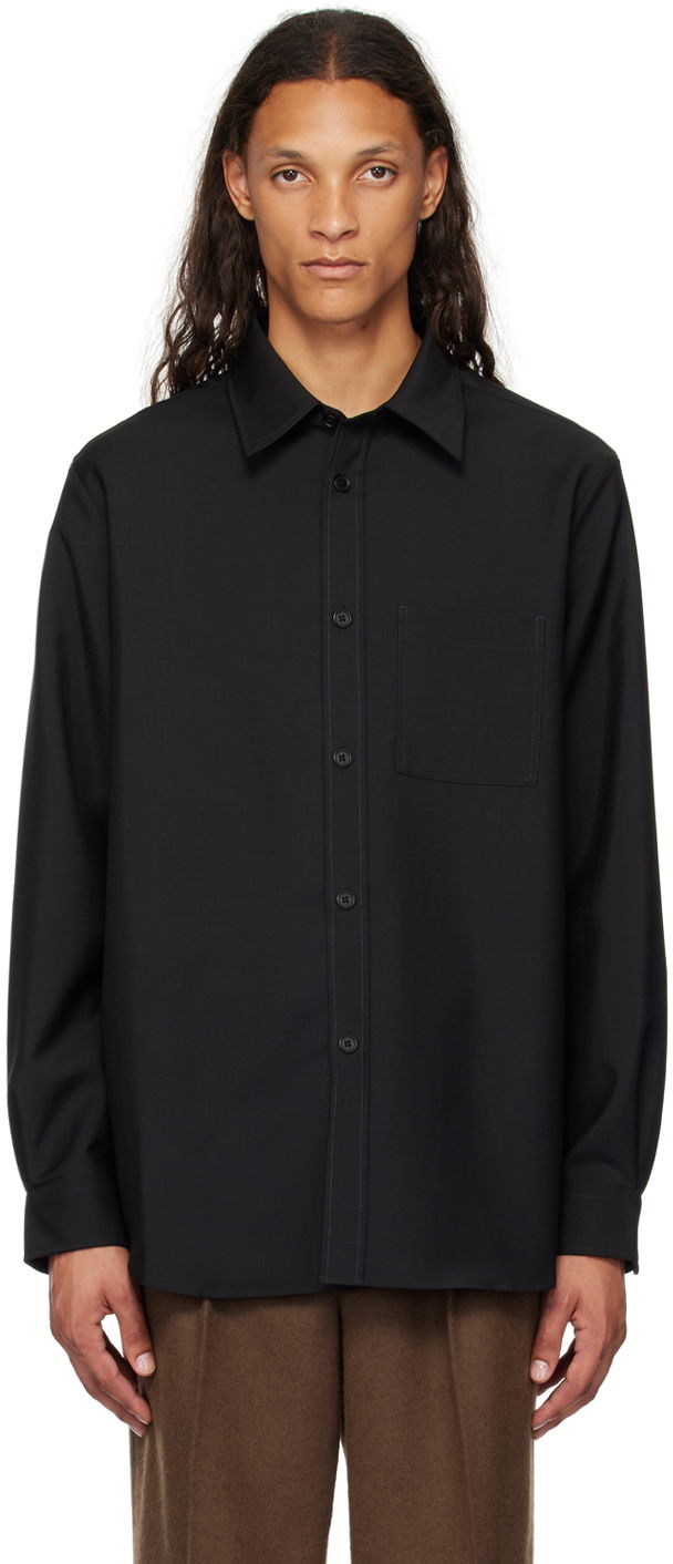 Košulja Róhe Slim Classic Shirt Crna | 312-19-036