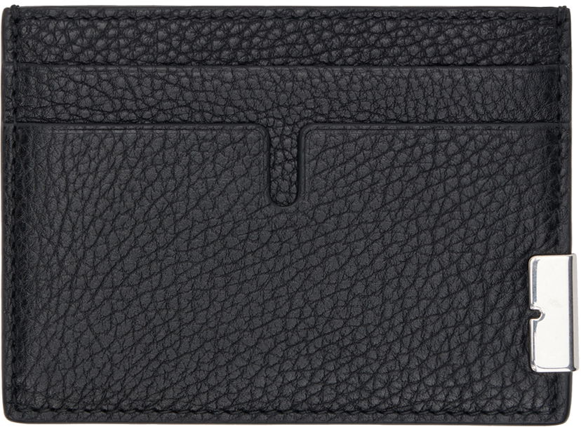 Novčanik Burberry Black B Cut Card Holder Crna | 8083754