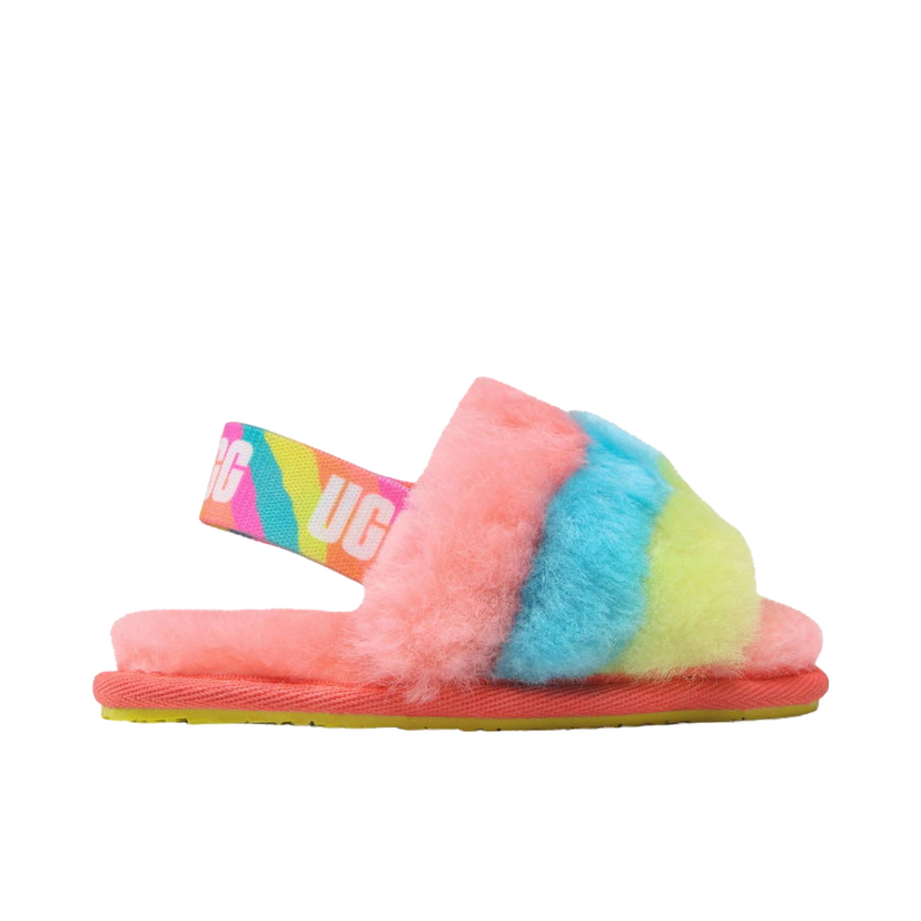 Tenisice i cipele UGG Fluff Yeah Slide Peach Bliss Multi Višebojno | 1124931T-PBMT
