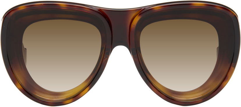 Sunčane naočale Loewe Loewe Aviator Sunglasses Smeđa | LW40170UM6152F 840126861433