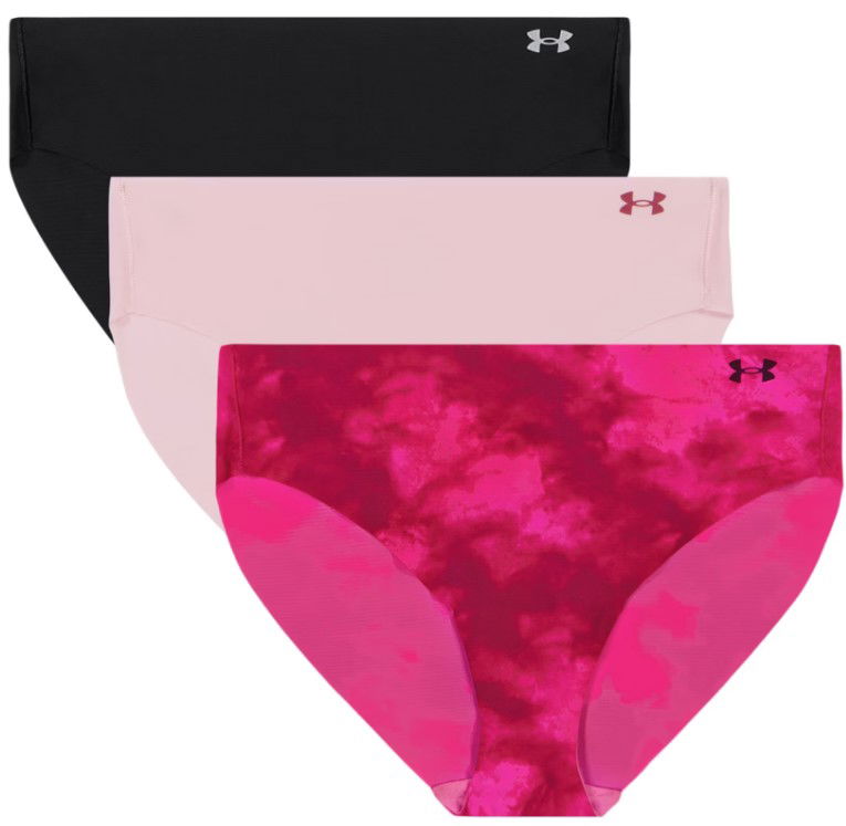 Gaćice Under Armour Under Armour Pure Stretch No Show Bikini Underwear - 3 Pack Crna | 1383898-622