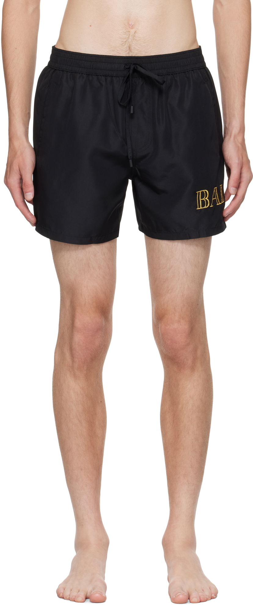 Kupaći kostimi Balmain Balmain Logo Swim Shorts Crna | BWB641590