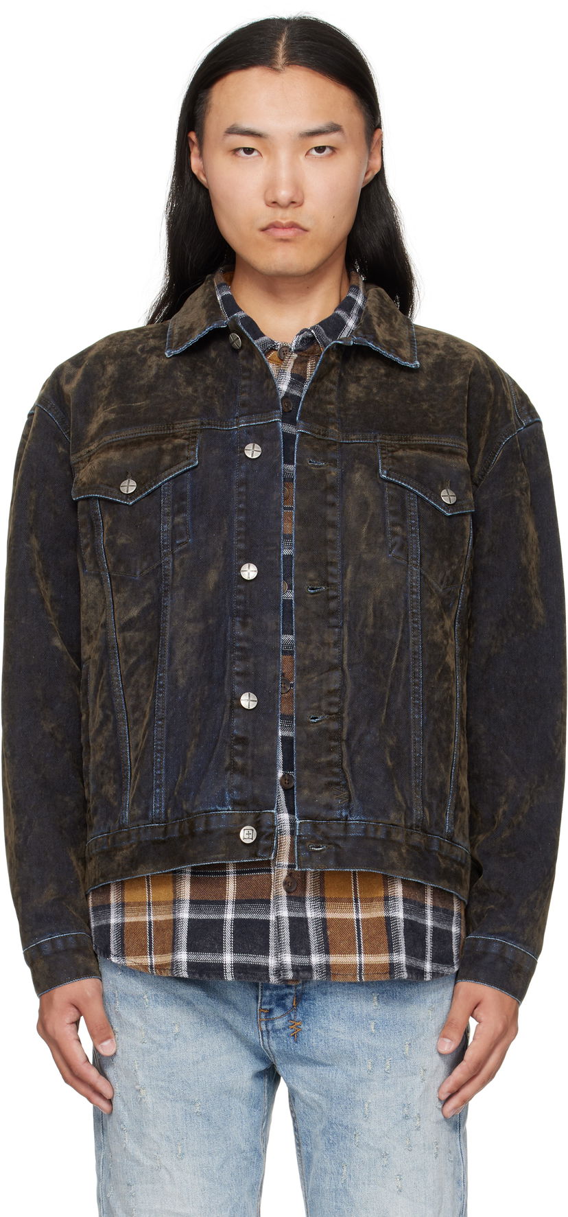 Jakna Ksubi Ksubi Oh G Denim Jacket Plava | MFA25JK017