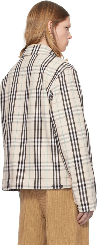Jakna Burberry Burberry Check Cotton Harrington Jacket Bež | 8101040, 2