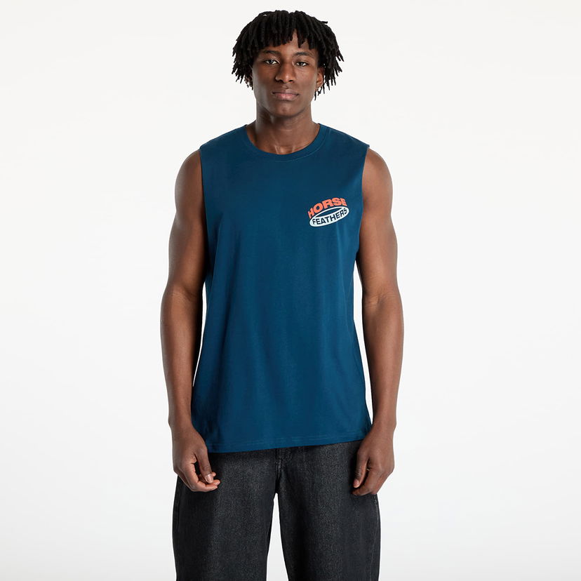 Majica bez rukava Horsefeathers Horsefeathers Orbit Tank Top Plava | SM1378C
