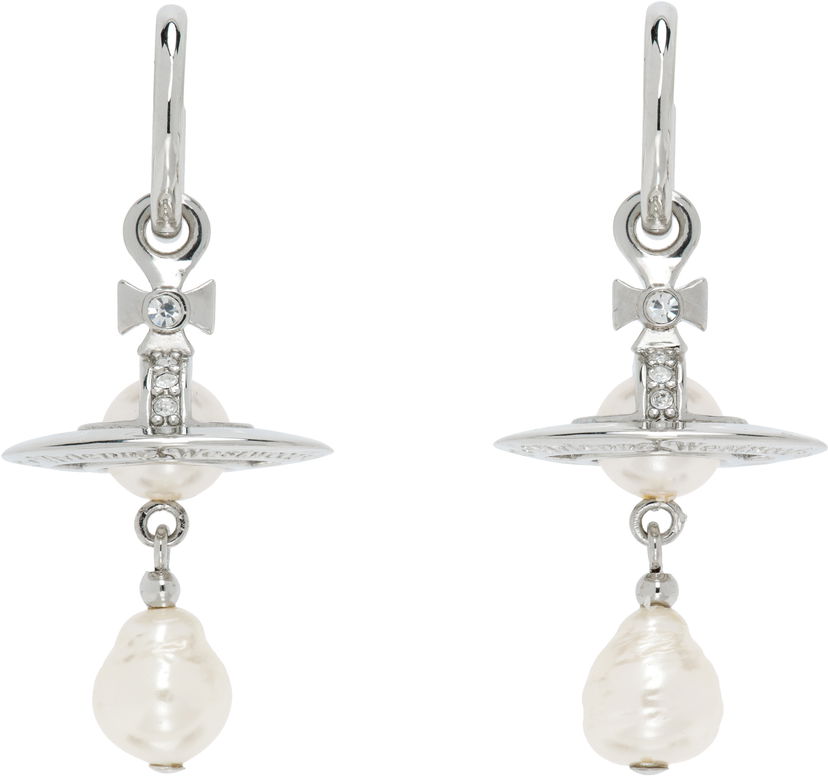 Naušnice Vivienne Westwood Vivienne Westwood Aleksa Pearl Drop Earrings Metalik | 6202016M-02P543-
