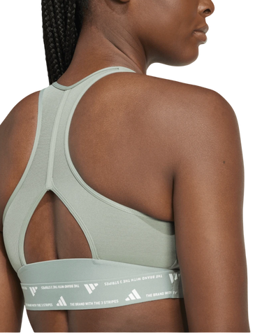 Grudnjak adidas Originals Powerreact Sports Bra Zelena | jj0878, 1