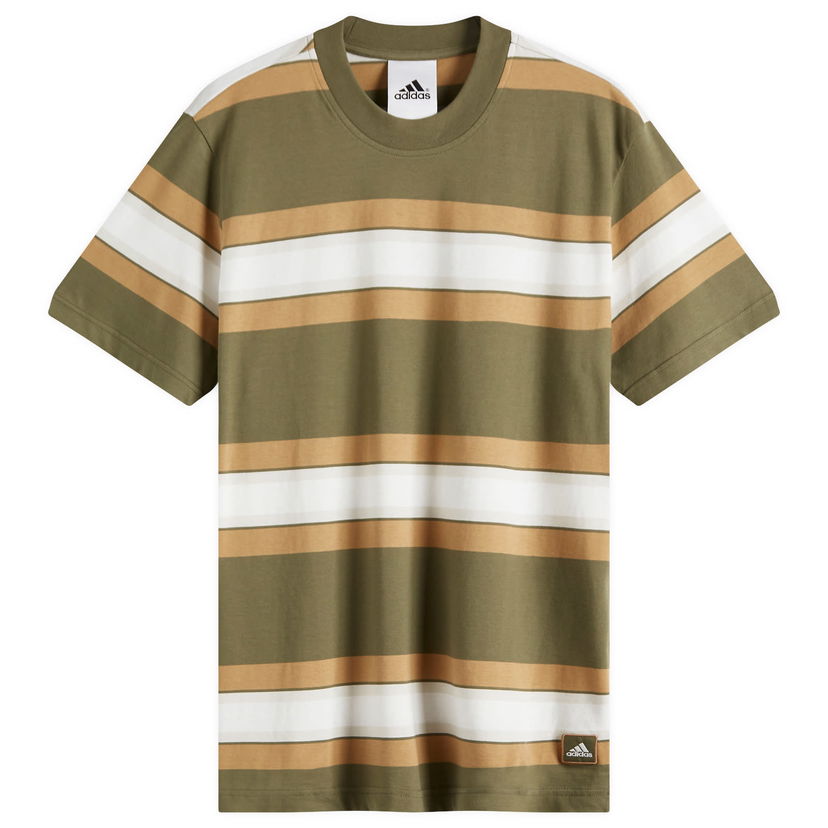 Majica kratkih rukava adidas Originals Men's GRFX Striped T-Shirt, Size Large Zelena | JD5414