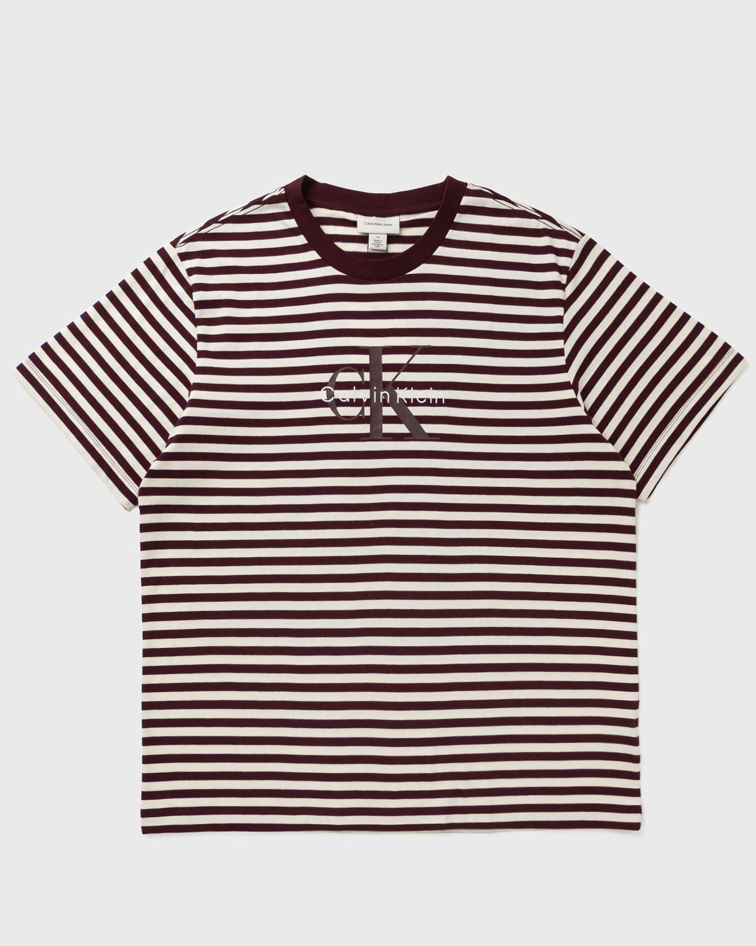 Majica kratkih rukava CALVIN KLEIN Striped Jersey Monogram T-Shirt Višebojno | LV04RD204GGR9, 0