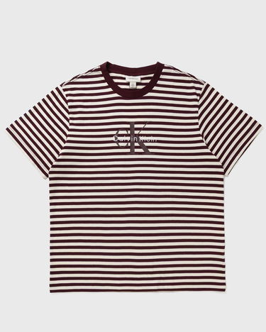 Majica kratkih rukava CALVIN KLEIN Striped Jersey Monogram T-Shirt Višebojno | LV04RD204GGR9, 0