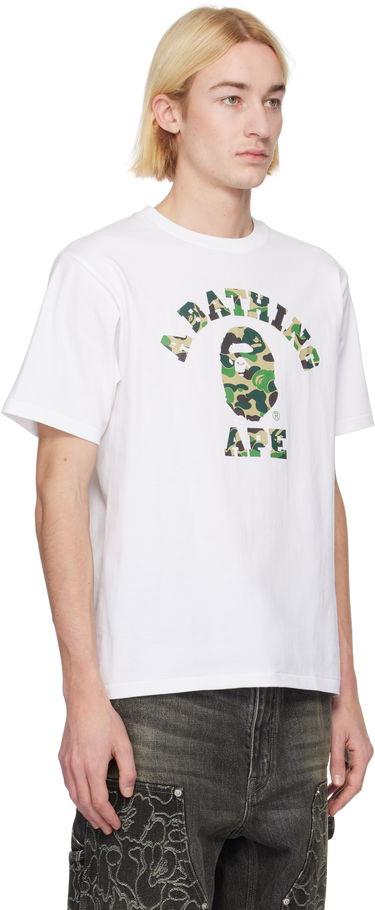 Majica kratkih rukava BAPE ABC CAMO COLLEGE T-shirt Bijela | 001TEK801005MWH0, 2