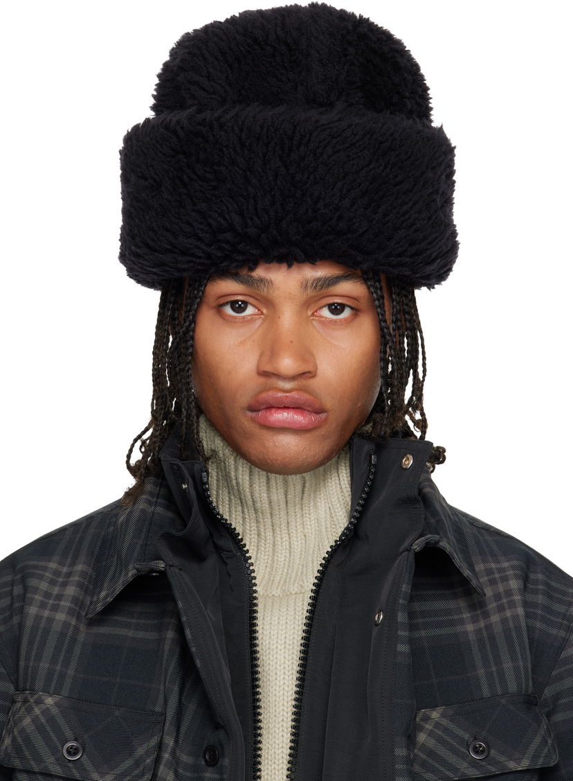 Kapica sacai Puffy Beanie Hat Crna | 25-01043S