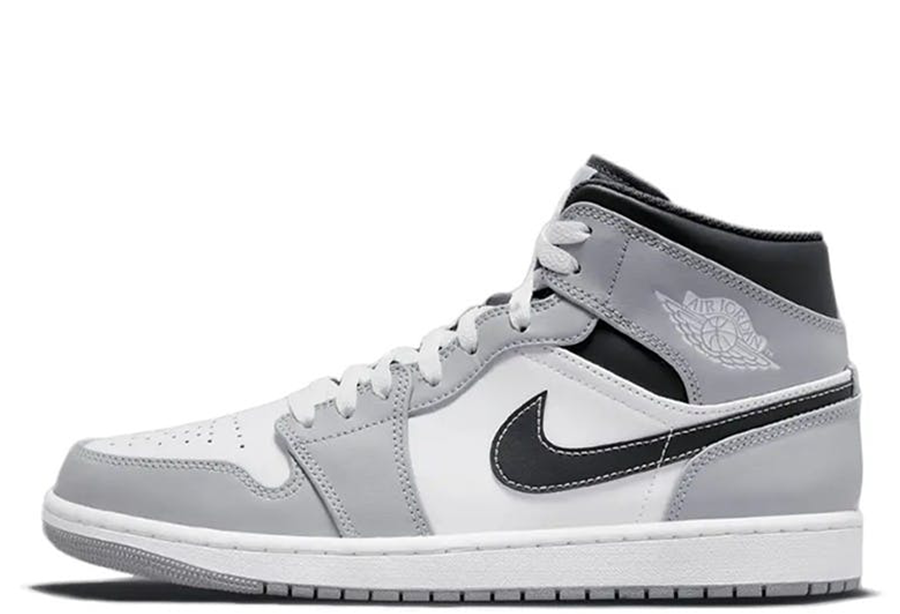 Tenisice i cipele Jordan Air Jordan 1 Mid "Light Smoke Grey" Siva | 554724-078, 1