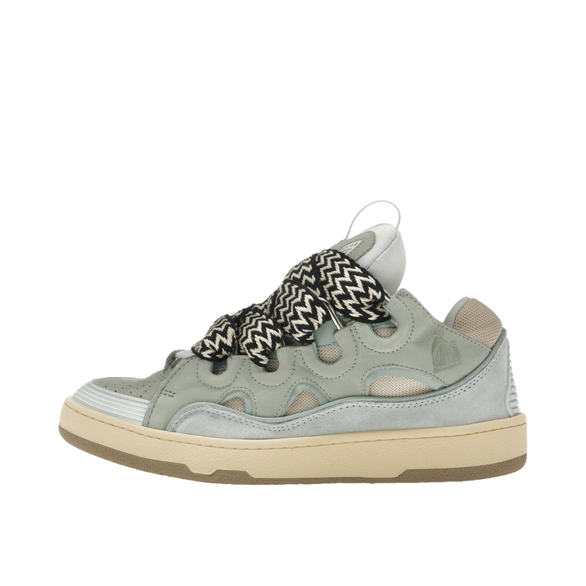 Tenisice i cipele LANVIN Leather Curb "Light Blue" Siva | FMKRK11DRA2A2121