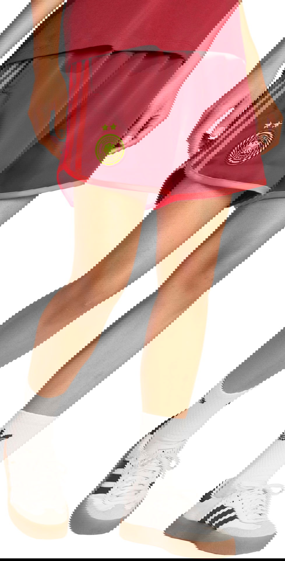 Kratke hlače adidas Originals adidas Originals DFB Shorts Crvena | jj2737, 1