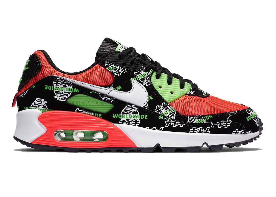 Tenisice i cipele Nike Air Max 90 SE Worldwide Katakana Black W Višebojno | DA1342-013, 0