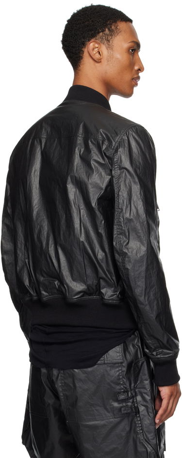 Bomber jakna Rick Owens Rick Owens Bauhaus Flight Bomber Jacket Crna | RU02E1749 PCT, 2
