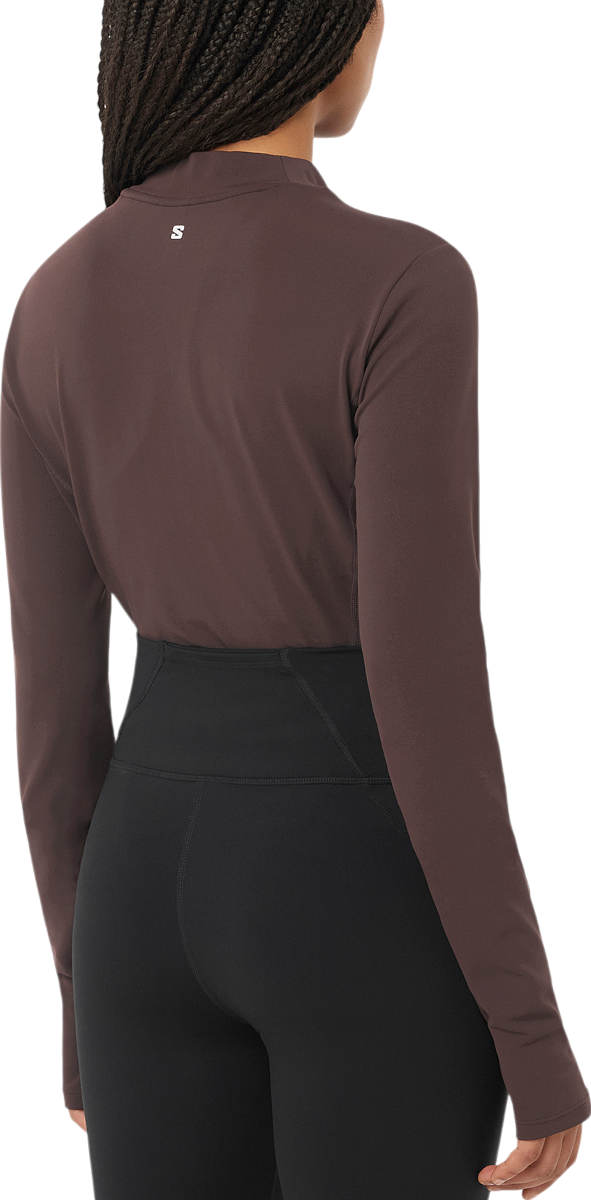 Majica kratkih rukava Salomon Salomon SHKout Bliss Long Sleeve T-Shirt Smeđa | lc2659800, 1