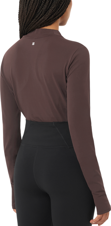 Majica kratkih rukava Salomon Salomon SHKout Bliss Long Sleeve T-Shirt Smeđa | lc2659800, 1