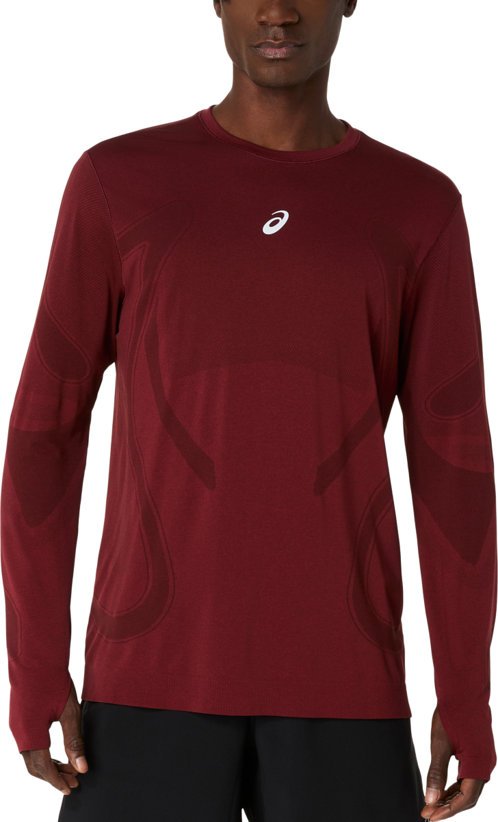 Majica kratkih rukava Asics Asics Road Seamless Long Sleeve Running Top Crvena | 2011d356-200