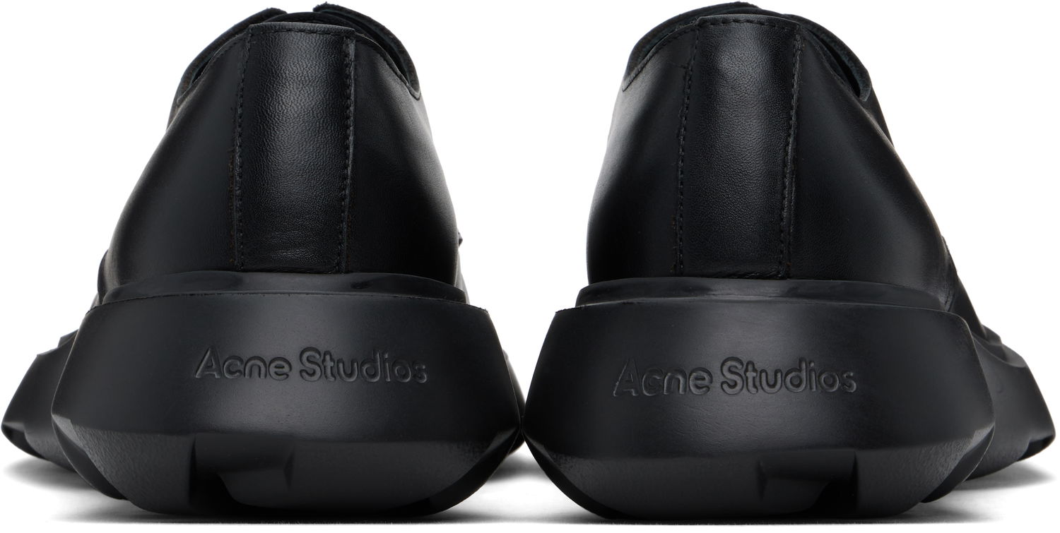 Tenisice i cipele Acne Studios Leather Lace-Up Derbys Crna | BD0315-, 1
