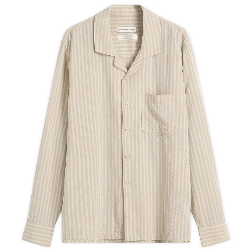 Košulja A Kind of Guise A Kind of Guise Scopello Striped Shirt, Large Bež | 140-13615-611