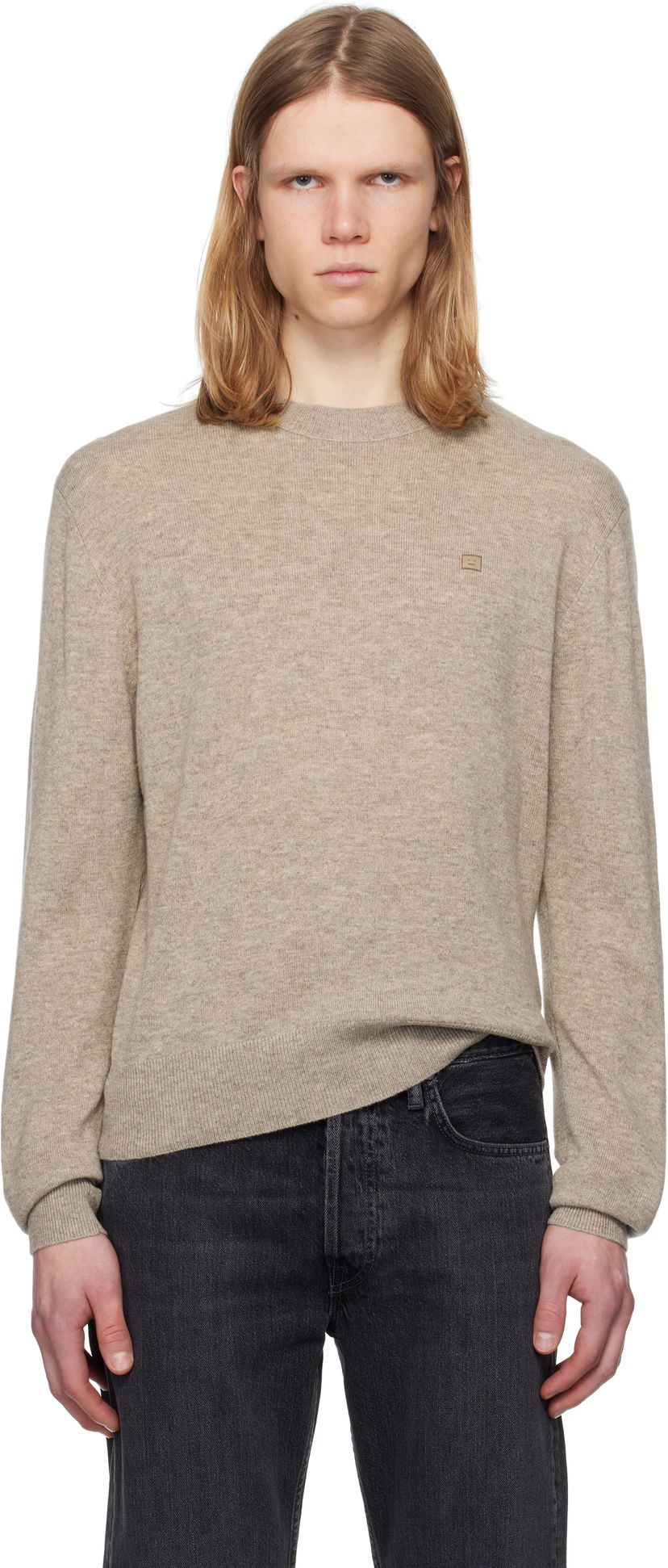 Džemper Acne Studios Acne Studios Yak Wool Sweater Bež | C60101-
