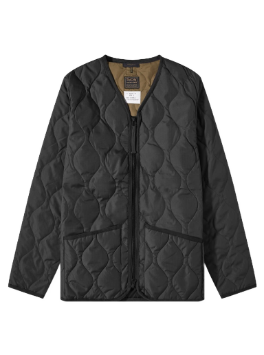 Jakna TAION Military Zip V-Neck Down Jacket Crna | TAION-101ZML-1-BLK