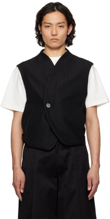 Prsluk ADER ERROR ADER error Pinstripe Wrap Vest Crna | BO01SSVE0101BK, 0